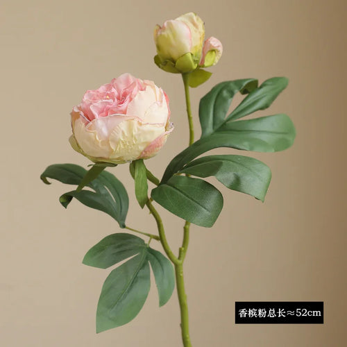 grandes fleurs artificielles de pivoine en soie pour décorations de mariage - vue 9 sur 11