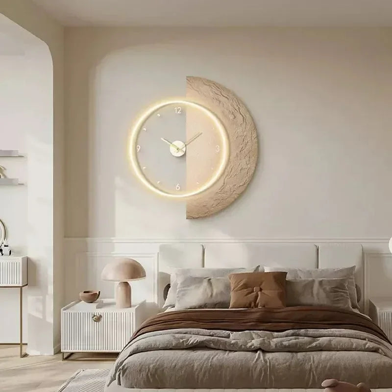 horloge murale à led design moderne pour décoration intérieure - vue 4 sur 10