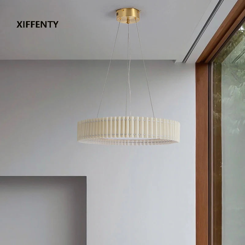 lustre led nordique à intensité variable pour décoration intérieure - vue 3 sur 9