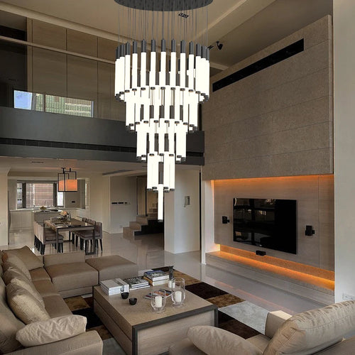 plafonnier moderne avec éclairage led pour intérieur élégant - vue 4 sur 16