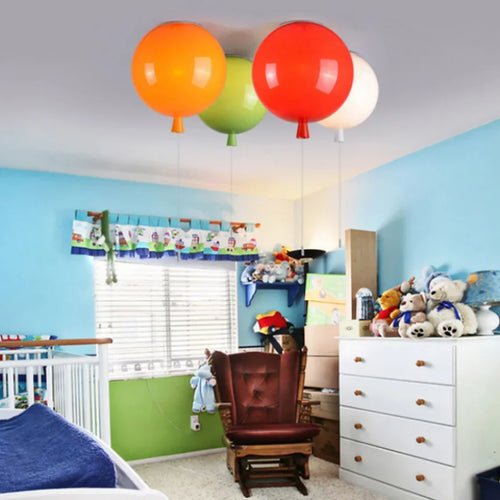 plafonnier ballon moderne pour enfants décoration école boutique - vue 3 sur 13