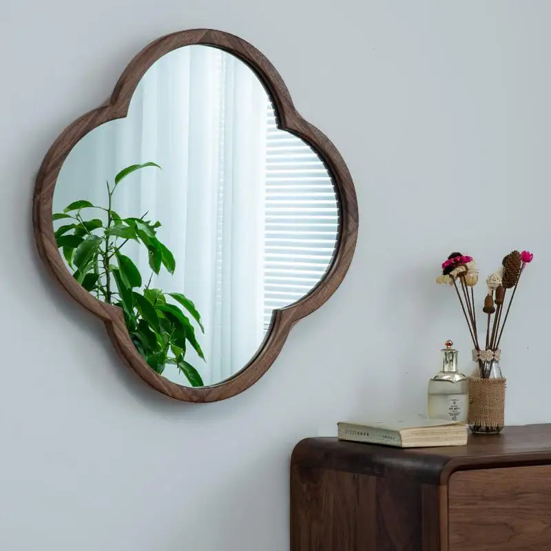 miroirs décoratifs en bois pour maquillage et décoration intérieure - vue 6 sur 7