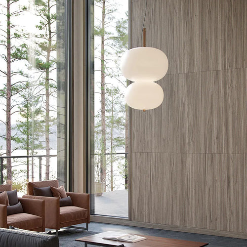 suspension design en verre pour intérieur moderne et élégant - vue 3 sur 12