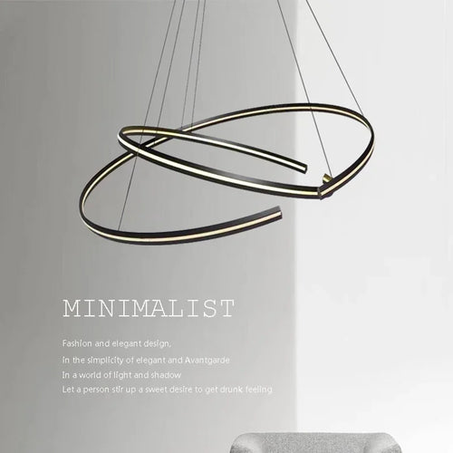 lampe led design moderne à suspendre pour intérieur - vue 2 sur 12
