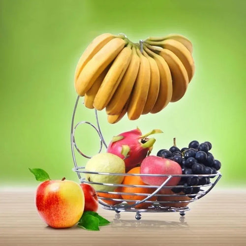 panier à fruits en métal pour décoration et rangement - vue 6 sur 6