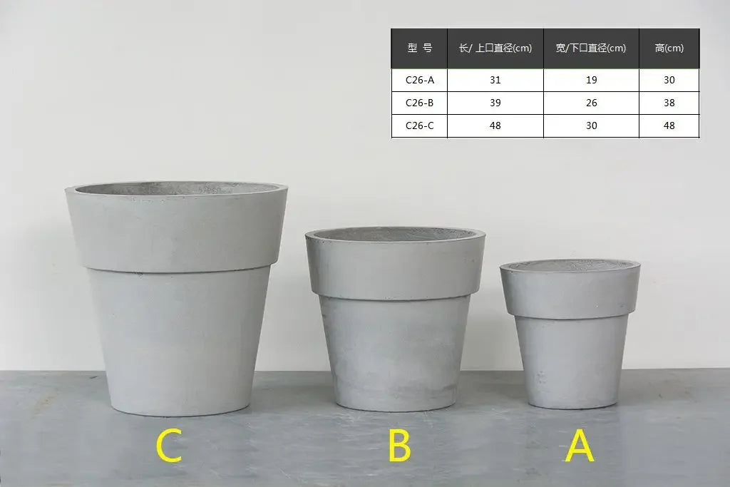 moule créatif pour pots de fleurs en argile et silicone - vue 3 sur 3