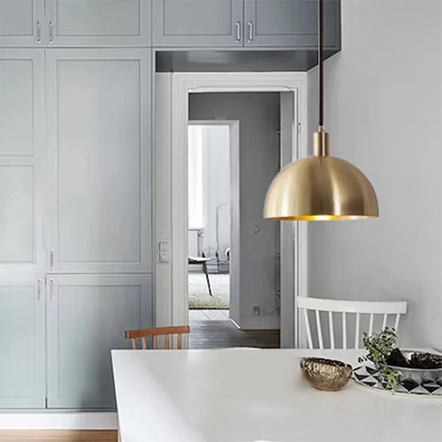 suspension en laiton nordique pour décoration intérieure moderne - vue 4 sur 6