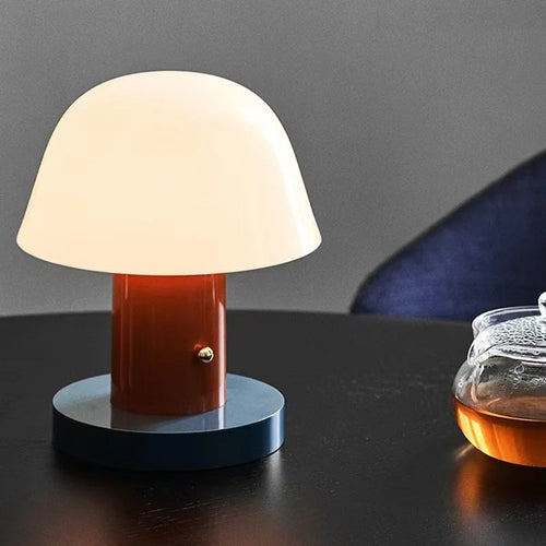 lampe à poser rétro danoise ambiance chaleureuse et décorative - vue 2 sur 9