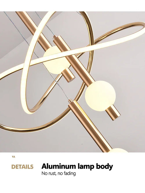 Pendant lamps Modern lamp Simple Ceiling light Creative personality Restaurant lamp Designer Nordic lamp Ceiling light - vue 6 sur 9