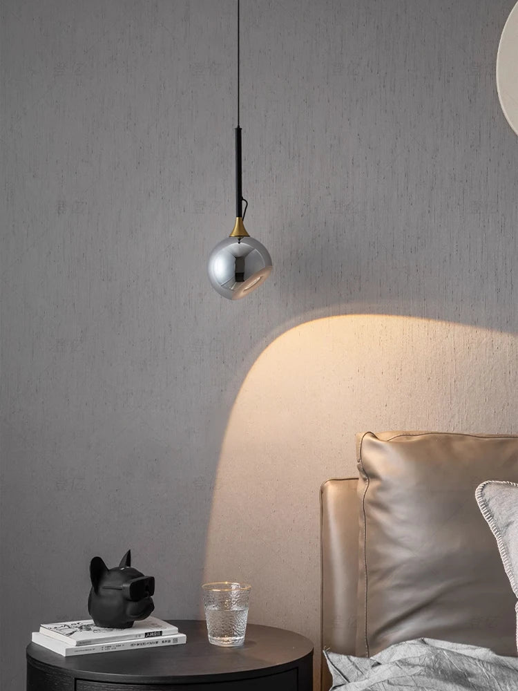 lampe de chevet moderne à aspiration magnétique réglable - vue 2 sur 9
