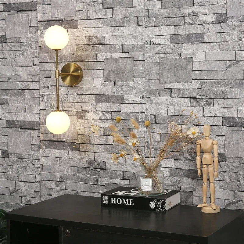 applique murale nordique en fer et verre créatif luxueux - vue 4 sur 7