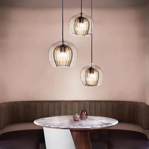 lustre moderne en verre pour un intérieur créatif - vue 2 sur 15