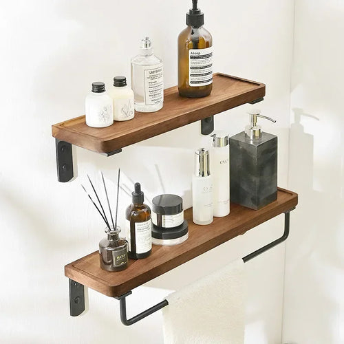 ensemble de quincaillerie en bois pour salle de bain - vue 5 sur 18