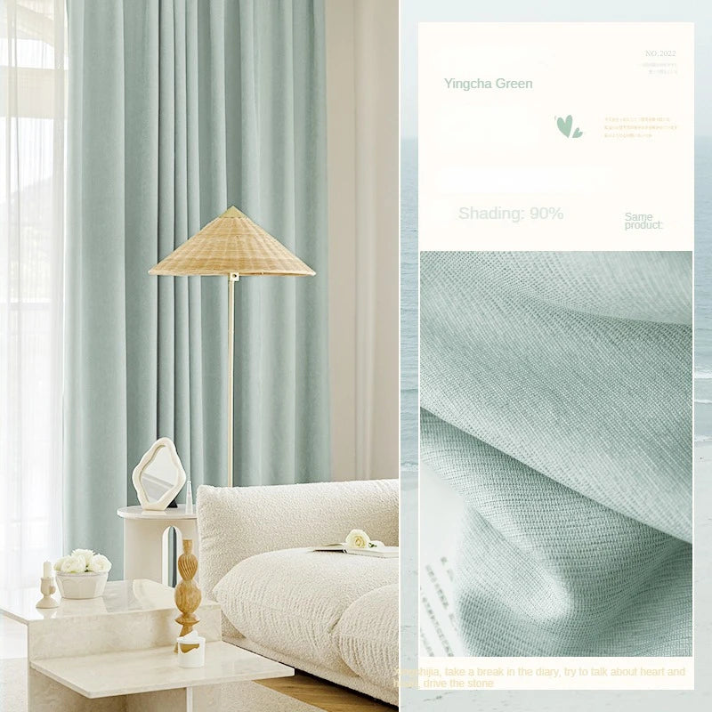Rideau occultant plissé style moderne pour salon chambre - vue 15 sur 16