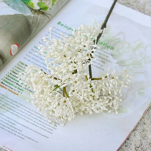 plantes artificielles rétro framboises pour décoration DIY maison - vue 5 sur 13