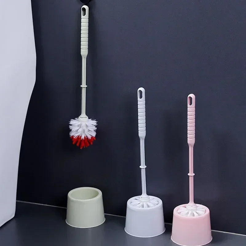 brosse de toilette luxe nettoyage souple long manche sans angle mort - vue 6 sur 8