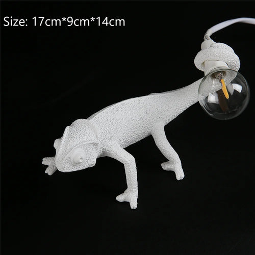 veilleuse lézard nordique lampe décorative moderne à LED - vue 9 sur 11