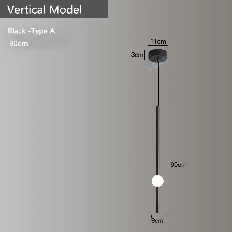 suspension horizontales modernes pour table à manger - vue 11 sur 22