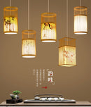 Suspension en bambou nordique moderne