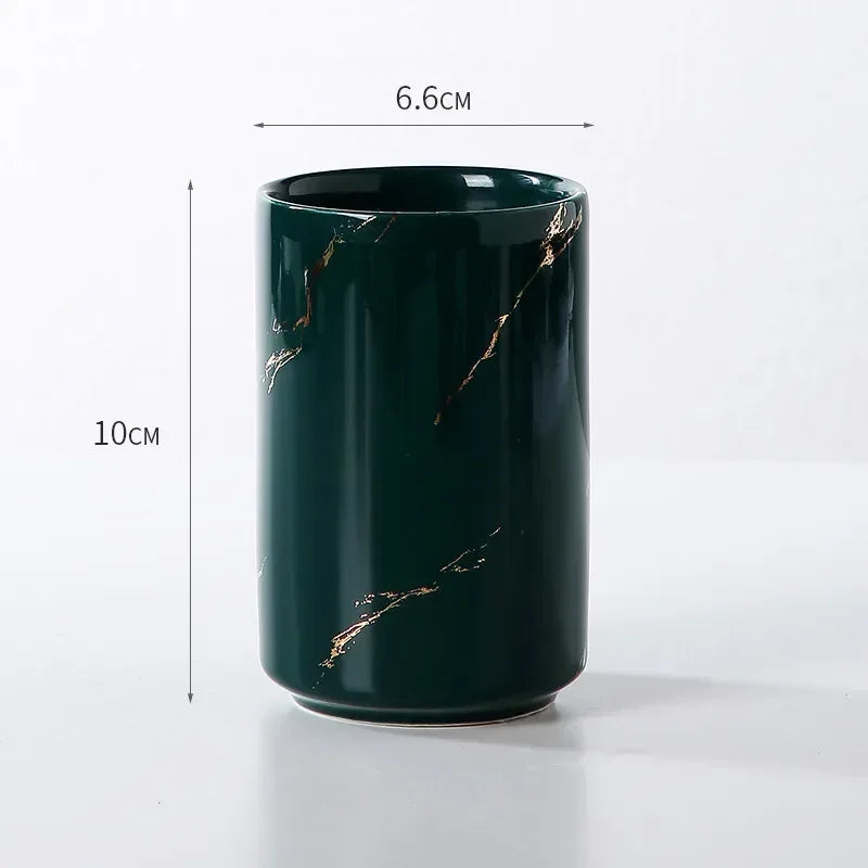 tasse en céramique pour couple porte-brosse à dents et rangement - vue 18 sur 22