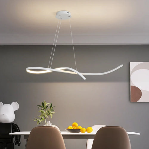 lustre moderne minimaliste pour éclairage intérieur design élégant - vue 2 sur 11