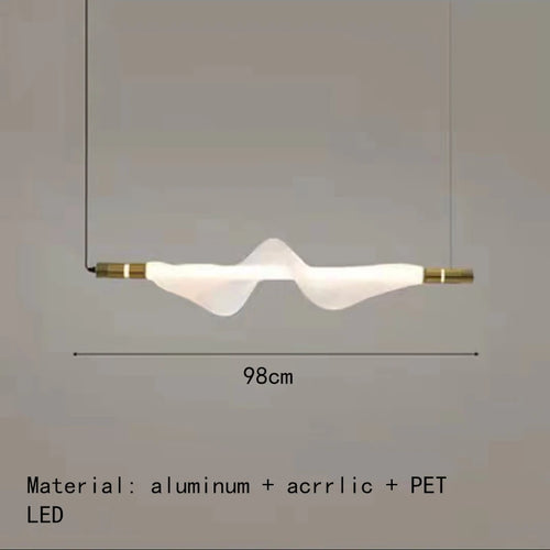 lustre design art déco suspendu pour cuisine et bar - vue 11 sur 22