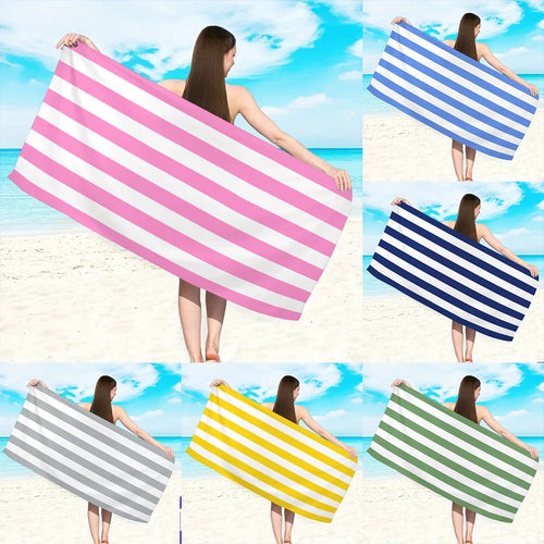 serviette de plage microfibre motifs cartoon séchage rapide - vue 3 sur 5