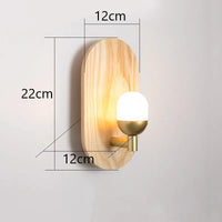 applique murale en bois design nordique pour décoration intérieure