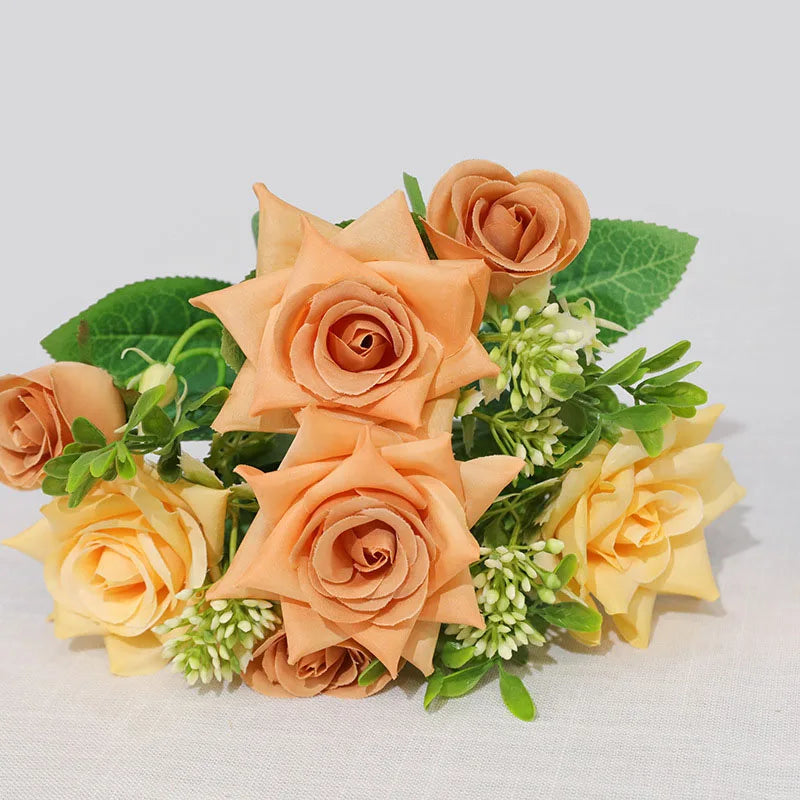 bouquet de fleurs artificielles pour décoration et cadeau - vue 5 sur 12