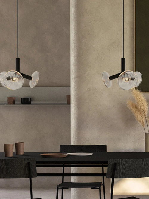 lustre créatif postmoderne en verre pour décoration intérieure - vue 3 sur 14