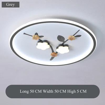plafonnier led design floral pour décoration moderne de plafond - vue 8 sur 12