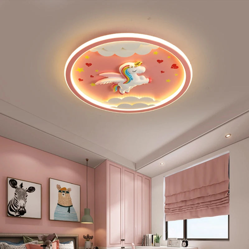 plafonnier led créatif pour chambre d'enfant décorative - vue 5 sur 8