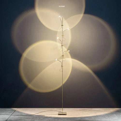 lampe de sol décorative luxe à projection dombres crépuscule et aube - vue 2 sur 9