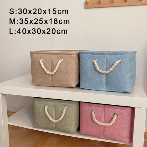 panier de rangement pliable pour vêtements et fournitures diverses - vue 2 sur 12