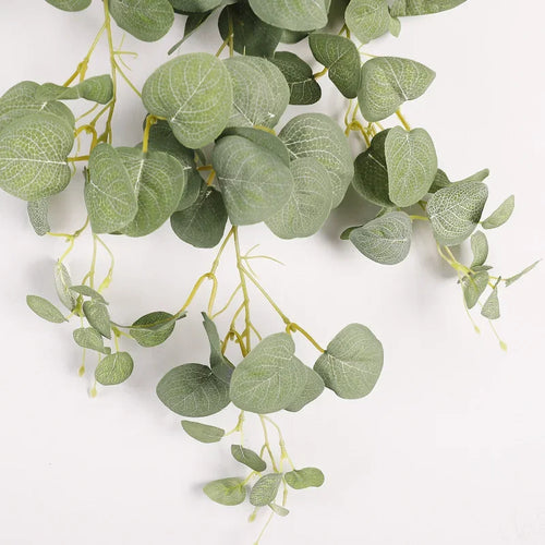 décoration murale en feuilles d'eucalyptus pour espaces intérieurs - vue 2 sur 6