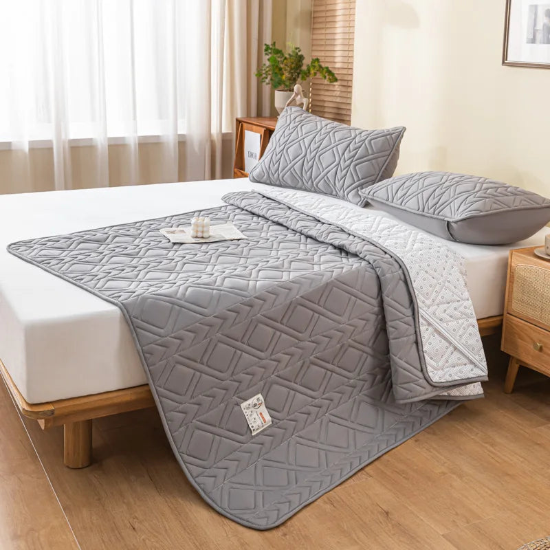 literie matelassée en coton de soja pour lit doux - vue 6 sur 10