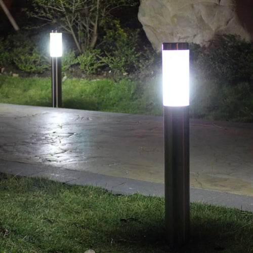 Lampe LED extérieure moderne en acier inoxydable - vue 7 sur 10