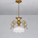 lustre rétro industriel en fer et verre créatif
