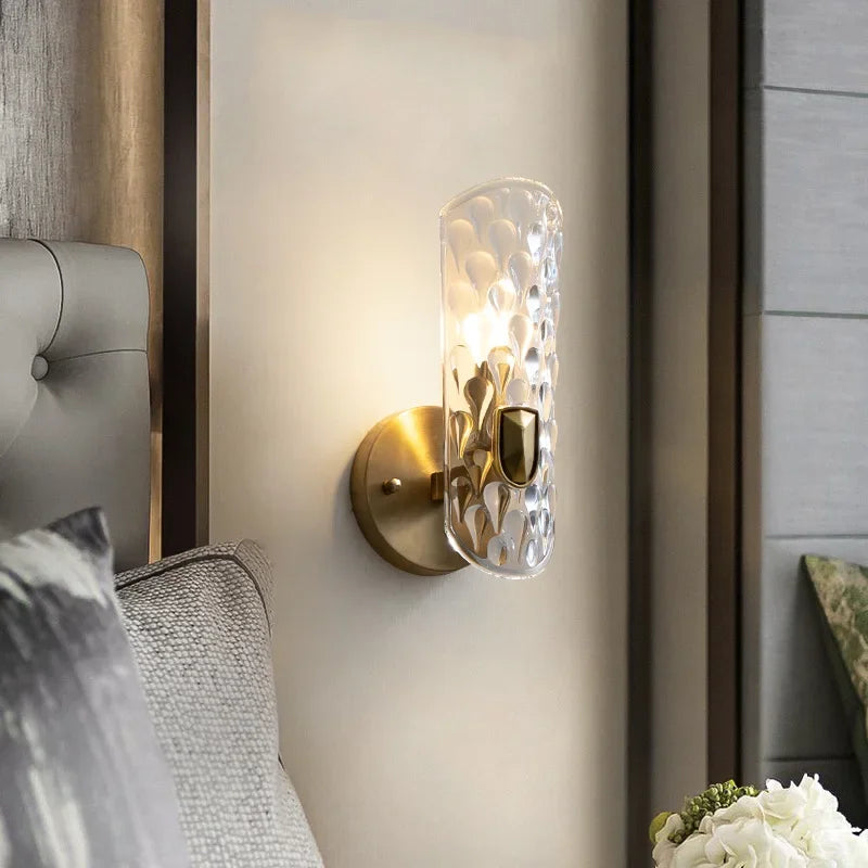 applique murale en cristal design bouclier luxe pour intérieur décoratif - vue 4 sur 8