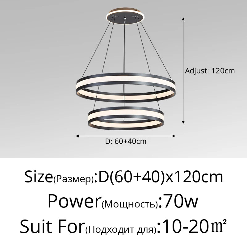 lustre minimaliste moderne italien pour une ambiance luxueuse - vue 12 sur 15