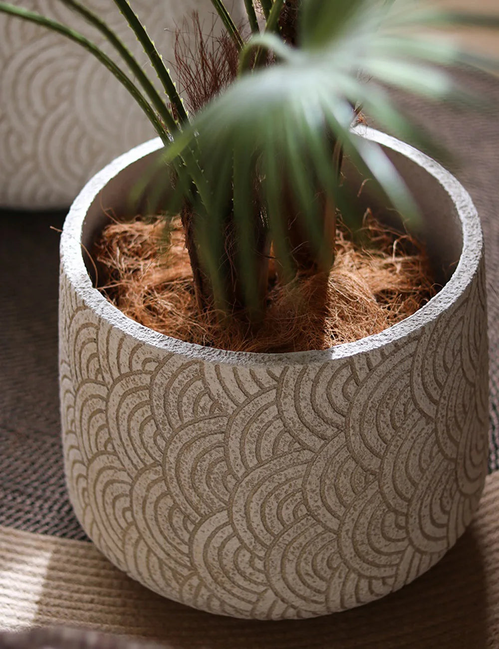 moule en silicone pour pot de fleurs nordique rond - vue 5 sur 8