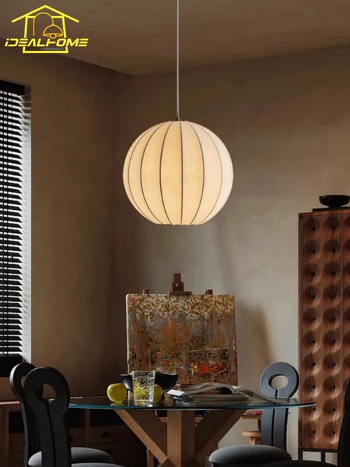 suspension en soie wabi sabi design nordique moderne pour intérieur - vue 3 sur 9