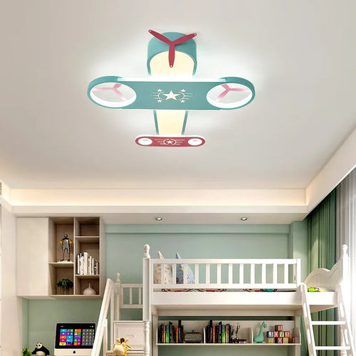 lustre moderne led en forme d'avion pour éclairage intérieur - vue 2 sur 8