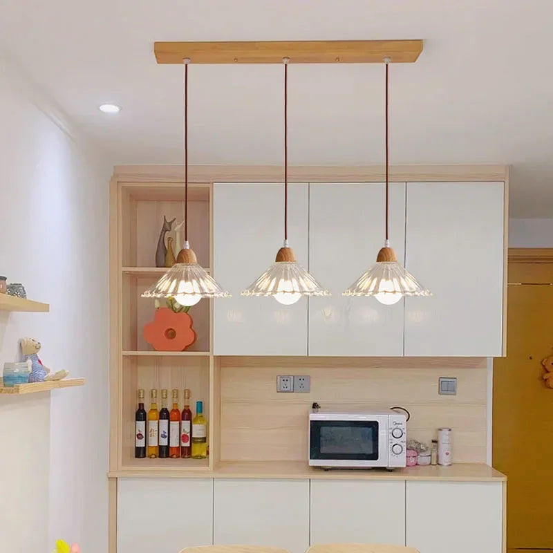 suspension en verre style japonais pour intérieur vintage - vue 4 sur 30