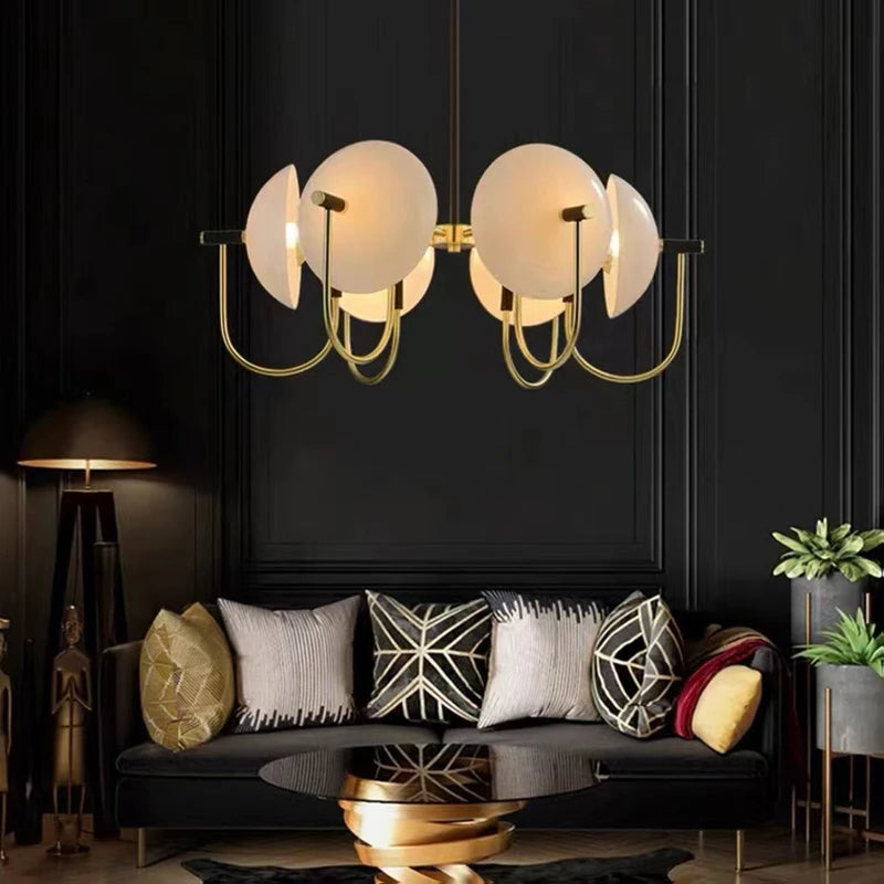lampe de chevet créative en verre style minimaliste médiéval - vue 4 sur 9