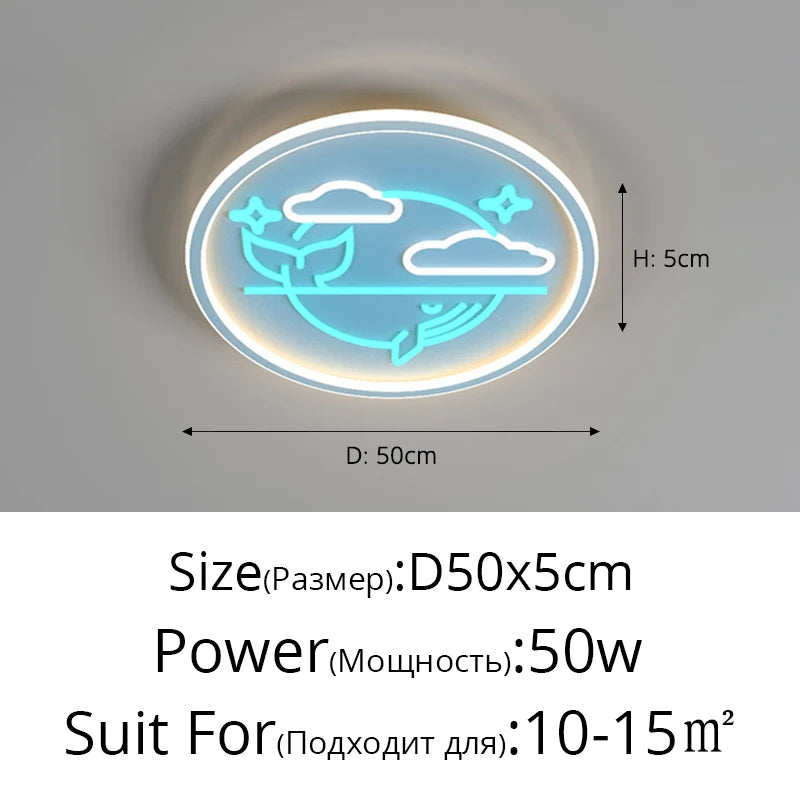 plafonnier rond led pour un éclairage intérieur moderne et élégant - vue 9 sur 9