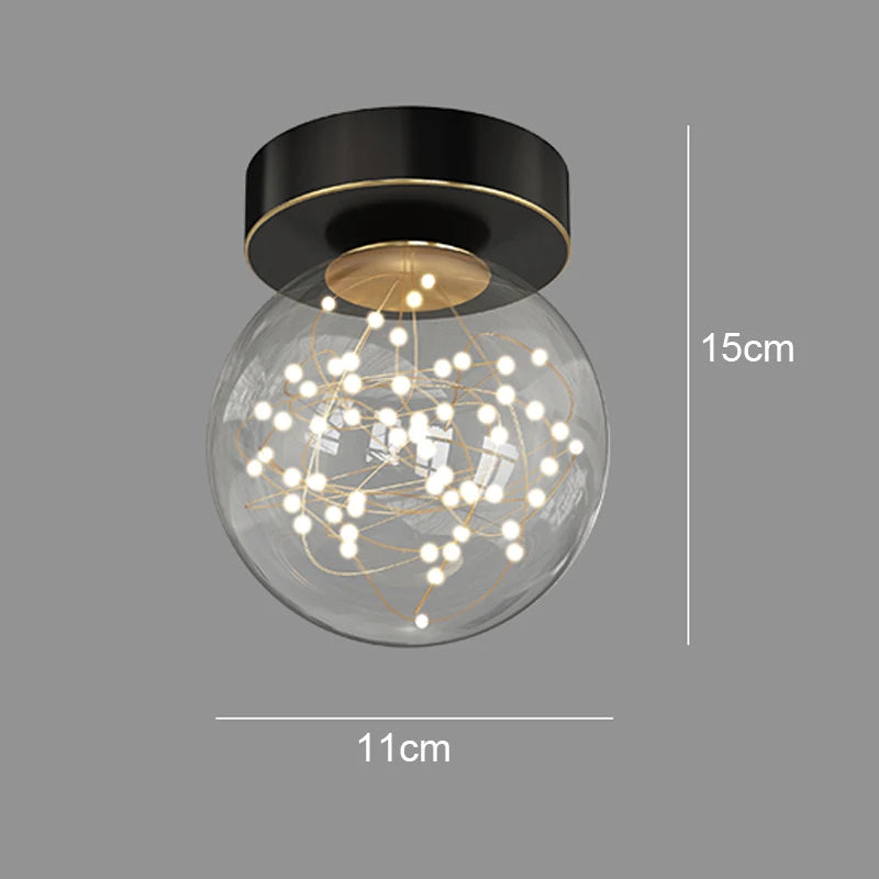 plafonnier led nordique pour décoration intérieure maison - vue 10 sur 16
