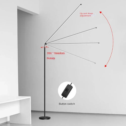 lampadaire led minimaliste super lumineux pour lecture - vue 3 sur 18