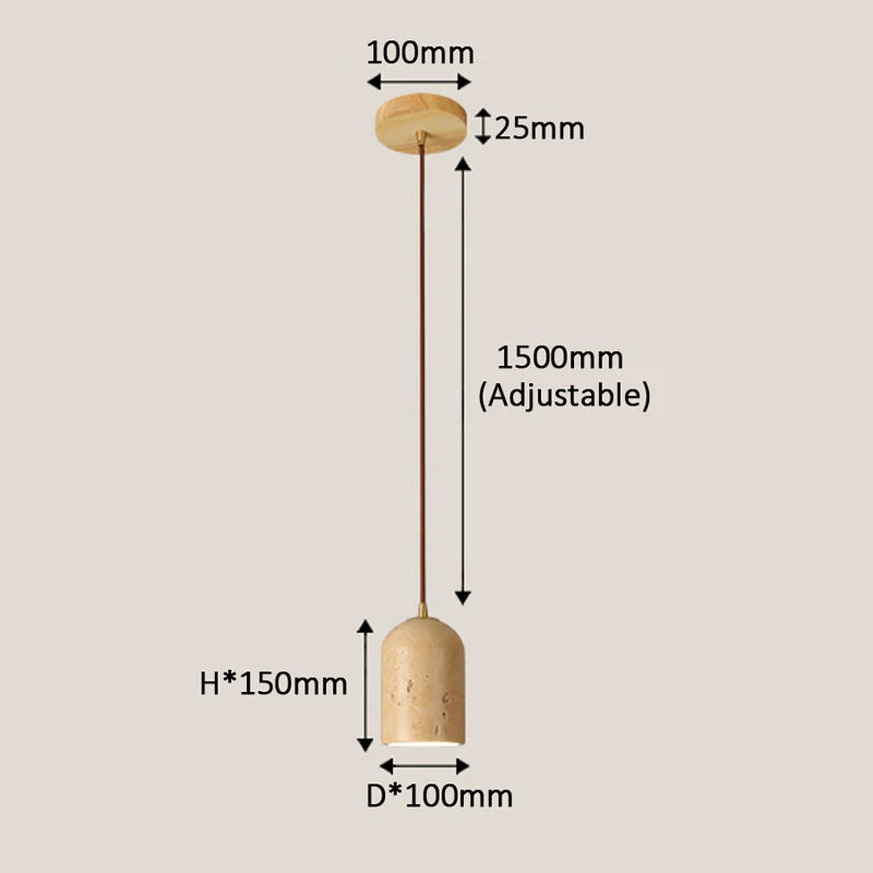 Lampe Japonaise Nordique Créative Rétro Suspendue - vue 6 sur 7
