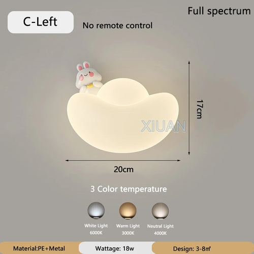 applique murale créative lingot d'or protection des yeux lion chat lapin - vue 14 sur 14